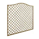 Forest Decorative Europa Hamburg Garden Screen 1.8m x 1.8m Treated Timber (Pack of 3)