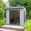 Forest Garden Xtend 8x9 Pent Tongue & groove Garden office with Single door