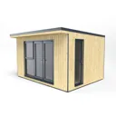 Forest Garden Xtend+ 13x11 Pent Tongue & groove Garden office - Assembly service included