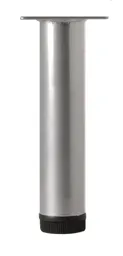 Rothley (H)100mm Painted Silver Furniture leg