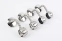 Modern Stainless steel Rounded Handrail kit, (L)3.6m (W)40mm
