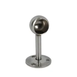 Colorail Nickel effect Stainless steel Rail end socket (L)32mm (Dia)32mm