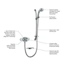 Mira Excel EV thermostatic mixer shower