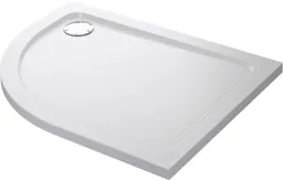 Mira Flight Low Profile Offset Quadrant Shower Tray- 1000 x 800mm with Waste (Left Entry)