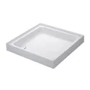 Mira Flight Square Shower Tray - 760 x 760mm 4 Upstands with Waste