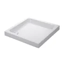 Mira Flight Square Shower Tray - 900 x 900mm 0 Upstands with Waste