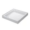 Mira Flight Square Shower Tray - 900 x 900mm 4 Upstands with Waste