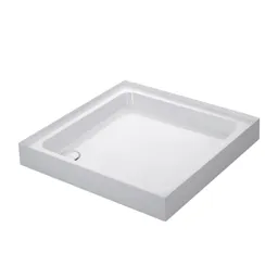 Mira Flight Square Shower Tray - 900 x 900mm 4 Upstands with Waste
