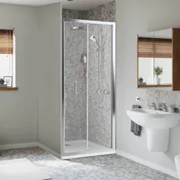 Mira Leap 760mm Bi-fold Shower Door - 6mm Glass