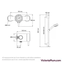 Mira Element EV thermostatic mixer shower