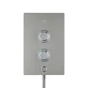 Mira Decor Silver effect Electric Shower, 9.5kW