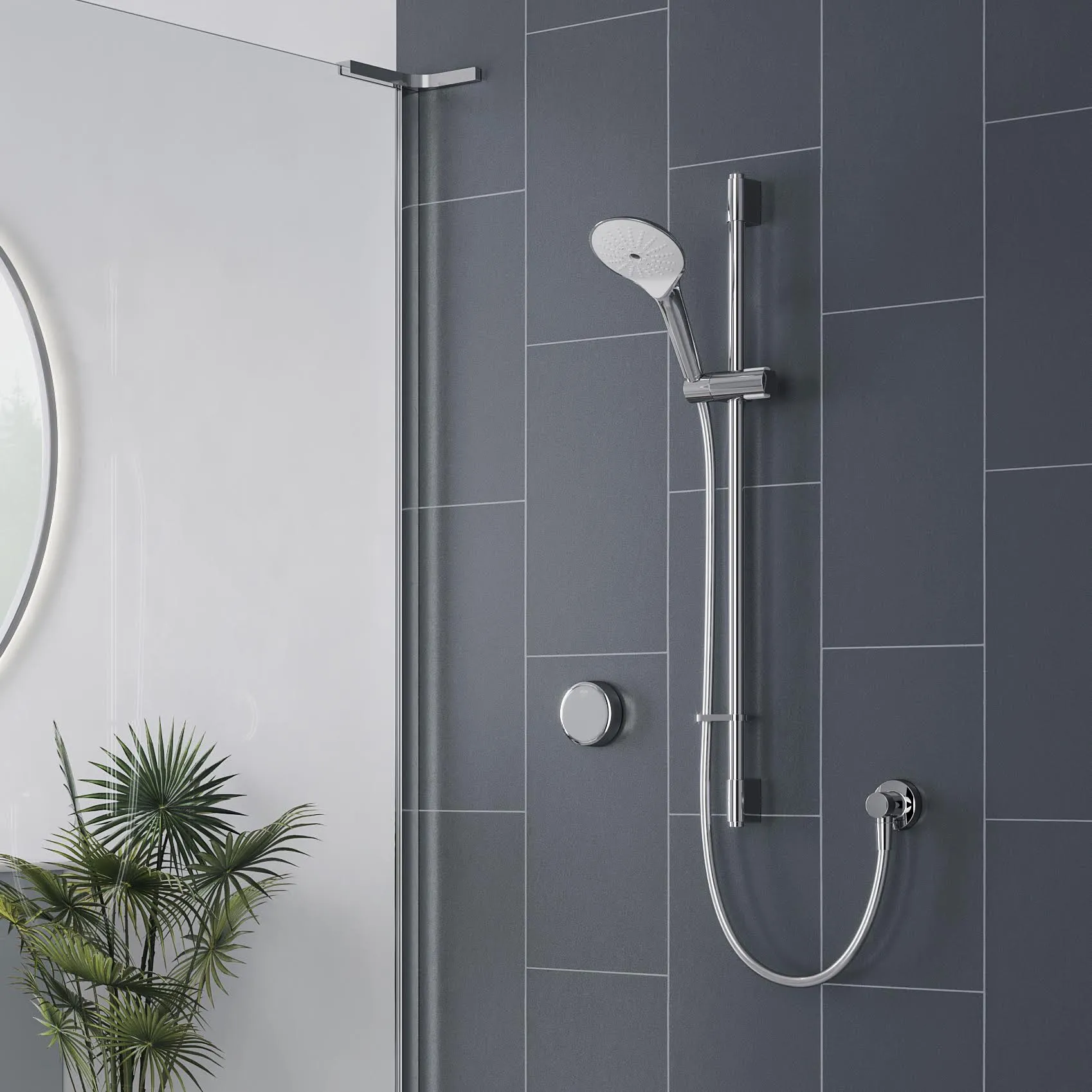 Mira Activate Single Outlet Rear Fed Smart Digital Shower (Pumped for Gravity) 1.1903.091