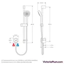 Mira Minimal EV thermostatic mixer shower