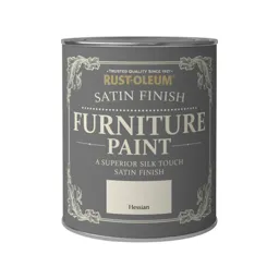 Rust-Oleum Hessian Satin Furniture paint, 125ml