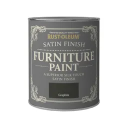 Rust-Oleum Graphite Satin Furniture paint, 750ml