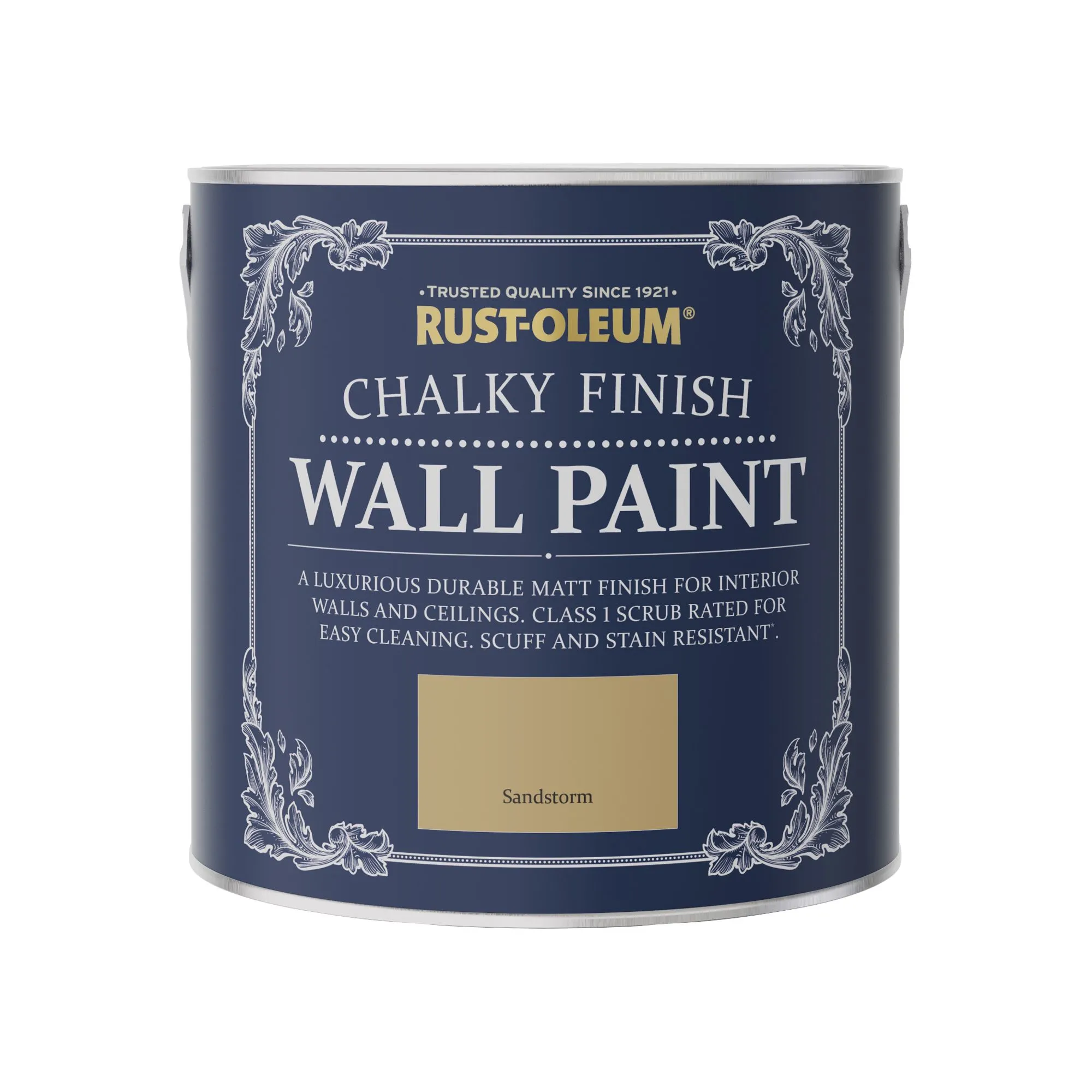 Rust-Oleum Chalky Finish Wall Sandstorm Flat matt Emulsion paint, 2.5L