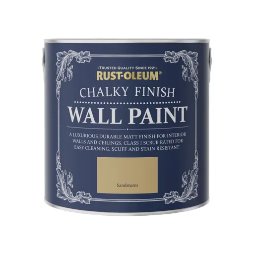 Rust-Oleum Chalky Finish Wall Sandstorm Flat matt Emulsion paint, 2.5L