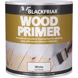 Blackfriar Wood Primer - White, 250ml