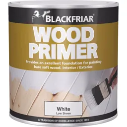 Blackfriar Wood Primer - White, 500ml