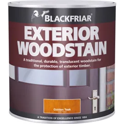Blackfriar Traditional Exterior Woodstain - Golden Teak, 500ml