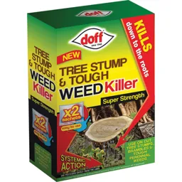 Doff Tree Stump and Tough Weed Killer Sachets - Pack of 2
