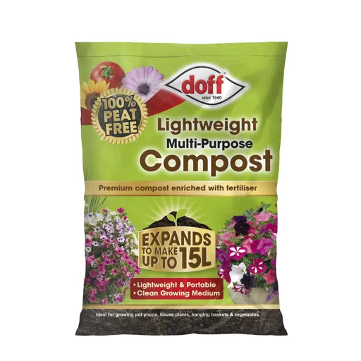 Doff Coco Coir Peat-free Multi-purpose Compost 15L