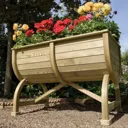 Rowlinson Marberry Barrel Planter 715 x 1070 x 610mm  Natural Timber