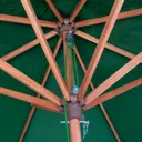 Rowlinson Willington Wooden Parasol 2.7mtr  Green