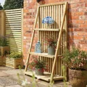 Rowlinson Garden Creations Plant Stand 1800 x 900 x 500mm  Natural Timber Finish