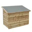 Rowlinson Overlap Patio Chest 920 x 1200 x 720mm  Natural Timber Finish