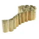 Rowlinson Border Roll 6" x 1.8mtr Natural Timber (4 Pack)