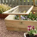 Rowlinson Timber Coldframe 380 x 1020 x 810mm  Natural Timber