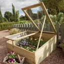 Rowlinson Timber Coldframe 380 x 1020 x 810mm  Natural Timber