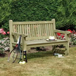 Rowlinson Softwood Bench  950 x 1500 x 670mm  Natural Timber