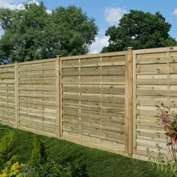 Rowlinson Gresty Screen 6x6 Natural Timber Finish  (Pack of 3)