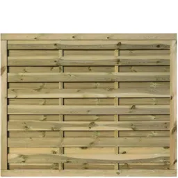 Rowlinson Gresty Screen 6x5 Natural Timber Finish  (Pack of 3)