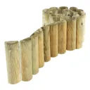 Rowlinson Border Roll 9" x 1.8mtr Natural Timber (2 Pack)