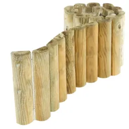 Rowlinson Border Roll 12" x 1.8mtr Natural Timber (2 Pack)