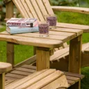 Rowlinson Adirondack Softwood Companion Seat   Natural Timber