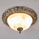 Teresa ceiling light with a decorative edge