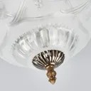 Teresa ceiling light with a decorative edge