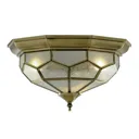 Frida ceiling light with glass inserts