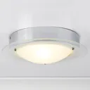 Juna - bathroom ceiling lamp with a glass edge