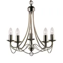Maypole three-bulb chandelier