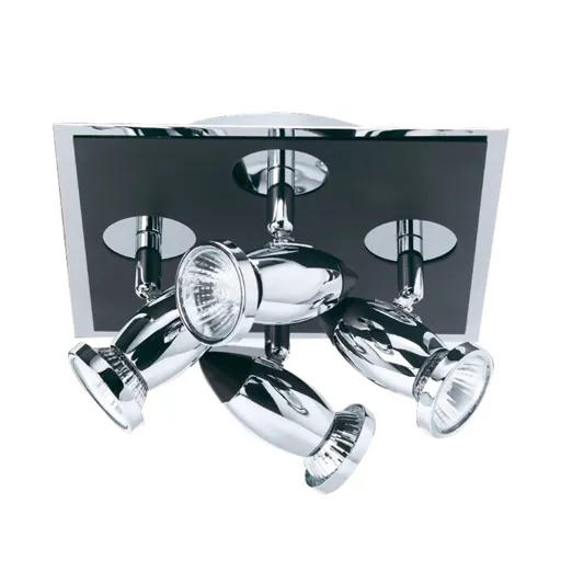 Adjustable ceiling spotlight Latisa, 4-bulb