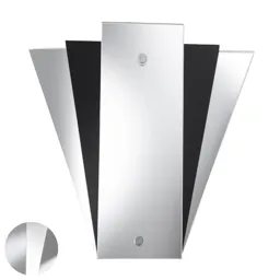 Modern LEWIS mirror-wall light, white