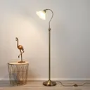 Bjane floor lamp, antique brass