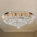 Hanna ceiling light, 55 cm, clear
