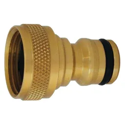 CK Brass Male 1/2" BSP Threaded Tap Hose Connector - 1/2" / 12.5mm, Pack of 1