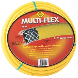 CK Multi Flex Garden Hose Pipe - 1/2" / 12.5mm, 15m, Yellow